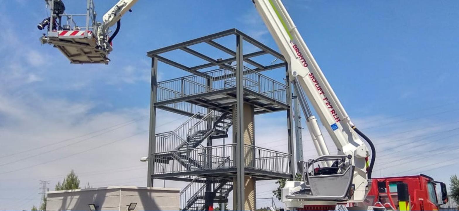 Plataforma de rescate en altura de Incipresa