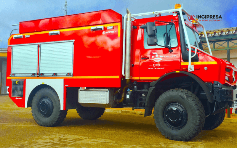 tipos de camiones de bomberos forestales