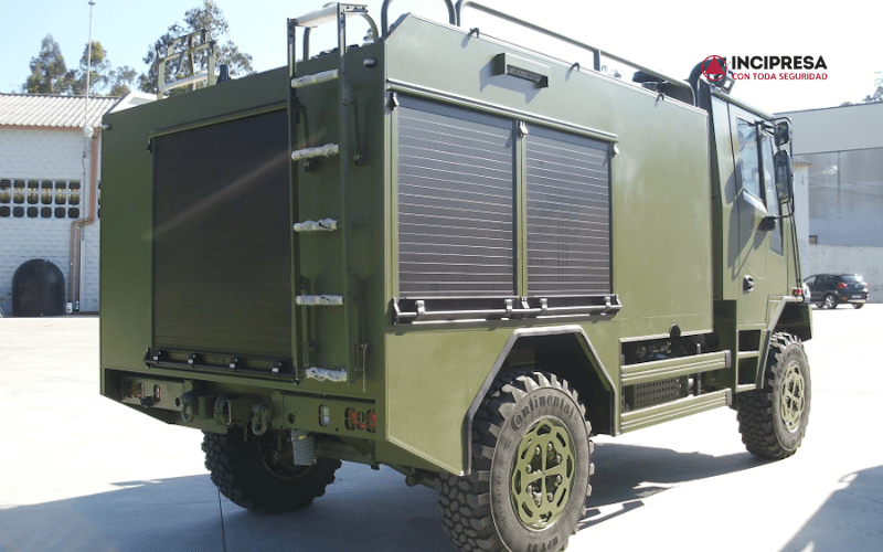 tipos de camiones de bomberos militares espana