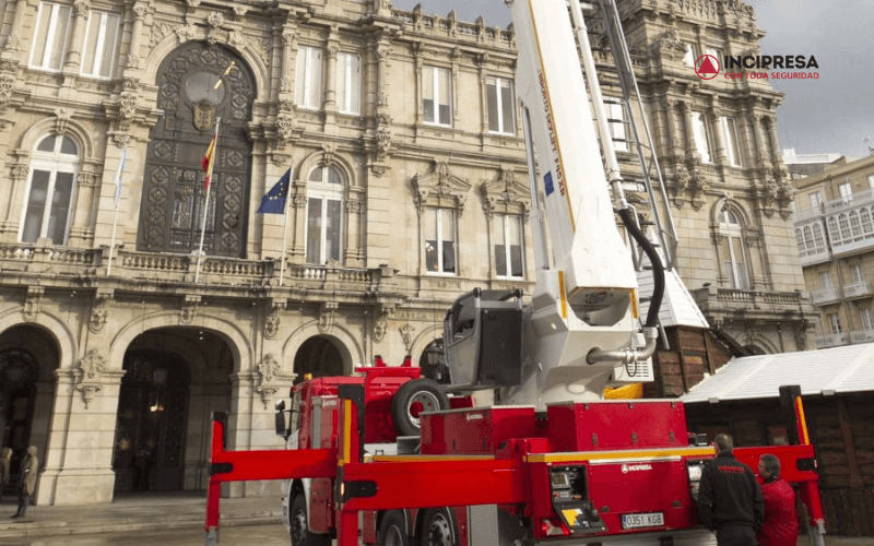 tipos de camiones de bomberos plataformas